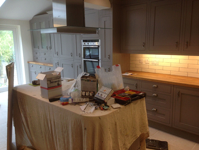 Dream kitchen nearly complete.